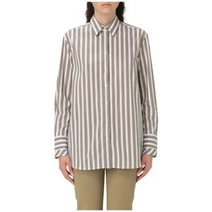 Fay, Dames, Blouses & Shirts, Veelkleurig, Maat: XL Katoen,