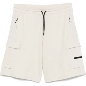 Emporio Armani Ea7, Heren, Korte broeken, Beige, Maat: M Katoen,