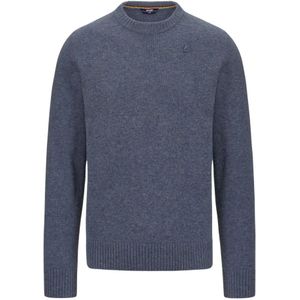 K-Way, Heren, Truien, Grijs, Maat: L Wol,