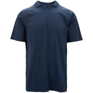 Herno, Heren, Tops, Blauw, Maat: L Katoen,