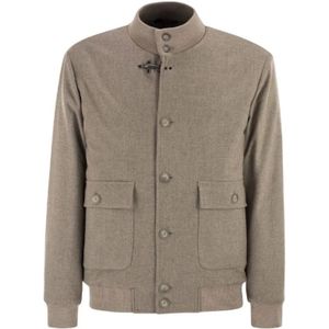Fay, Heren, Jassen, Beige, Maat: M