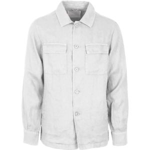 At.P.Co, Heren, Jassen, Wit, Maat: XS Linnen,