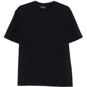 Emporio Armani, Heren, Tops, Zwart, Maat: S Jersey,