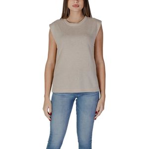 b.young, Dames, Tops, Beige, Maat: M Viscose,