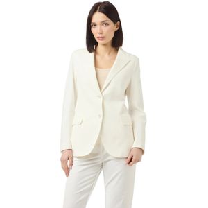 Eleventy, Dames, Jassen, Wit, Maat: 3XS Katoen,