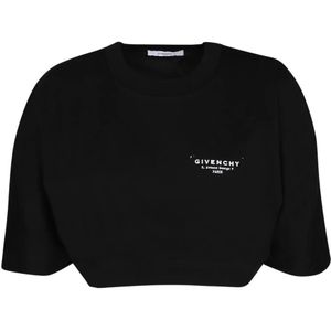 Givenchy, Dames, Tops, Zwart, Maat: M Katoen,
