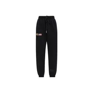 Autry Italiaanse katoenen joggingbroek , Black , Heren , Maat: S