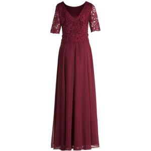 Vera Mont - Cocktailjurk - Rood - Chiffon - Kanten