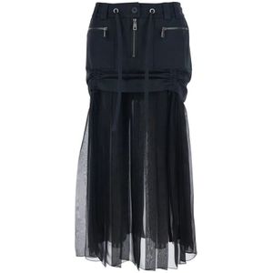 Dolce & Gabbana, Dames, Rokken, Zwart, Maat: 2XS
