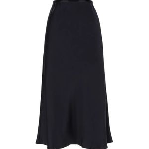 Max Mara, Dames, Rokken, Blauw, Maat: XS Zijde,