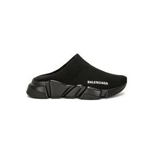 Balenciaga Speed Slip-On Sandaal , Black , Dames , Maat: 36 EU