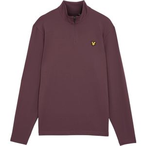 Lyle & Scott - Golfcourse Midlayer - Paars - Tussenlaag