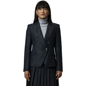 Kocca, Dames, Jassen, Blauw, Maat: L Denim,