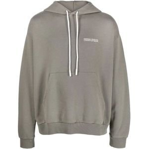 Marcelo Burlon, Heren, Sweatshirts & Hoodies, Wit, Maat: M Katoen,