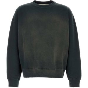 Golden Goose, Heren, Sweatshirts & Hoodies, Grijs, Maat: L Katoen,