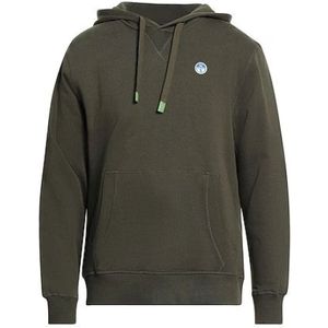 North Sails, Heren, Sweatshirts & Hoodies, Groen, Maat: M Katoen,