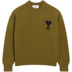 Ami Paris, Dames, Truien, Groen, Maat: S Wol,