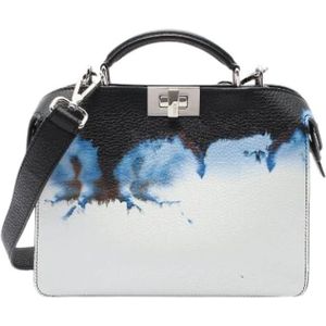 Fendi Vintage, Dames, Pre-owned, Veelkleurig, Maat: ONE Size Leer,