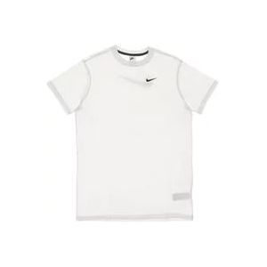 Nike Swoosh Geborduurde Korte Jurk Zwart , White , Dames , Maat: XS