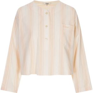 Chloé, Dames, Tops, Roze, Maat: XS Katoen,