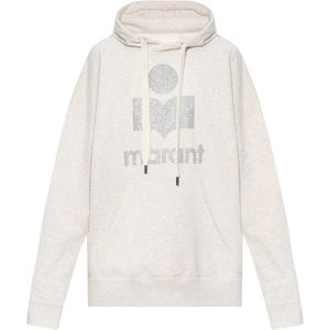 Marant étoile, Dames, Sweatshirts & Hoodies, Grijs, Maat: S Katoen,