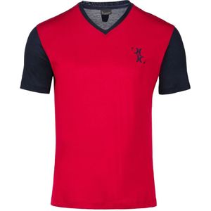 Billionaire - T-Shirt V-Neck Double B - Veelkleurig - Katoen