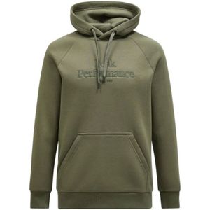 Peak Performance, Heren, Sweatshirts & Hoodies, Groen, Maat: L Katoen,