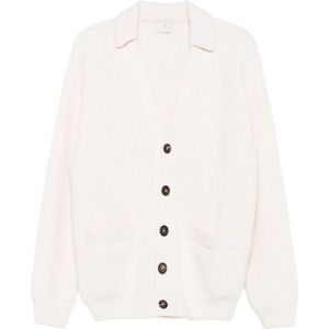 Eleventy, Heren, Truien, Beige, Maat: M Wol,