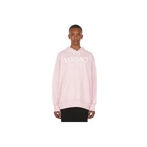 Versace Sweatshirts Hoodies , Pink , Dames , Maat: XS