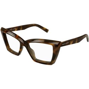 SAINT LAURENT - SL 657 OPT 002 - Optische Monturen - Havana - Acetaat - Kattenoog