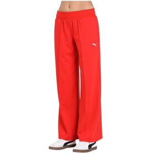 Puma, Dames, Broeken, Rood, Maat: S