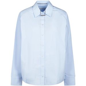Alexander Wang, Dames, Blouses & Shirts, Blauw, Maat: XS
