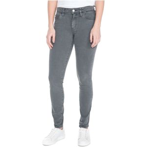 Calvin Klein, Dames, Jeans, Grijs, Maat: W28