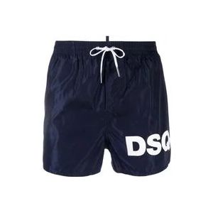 Dsquared2 Stijlvolle Boxershorts voor Mannen , Blue , Heren , Maat: XS