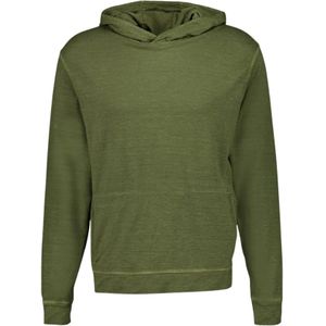 120% Lino, Heren, Sweatshirts & Hoodies, Groen, Maat: XL Katoen,