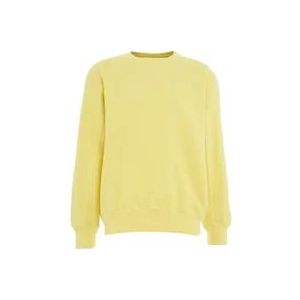 Autry Klassieke Heren Sweatshirt , Yellow , Heren , Maat: S