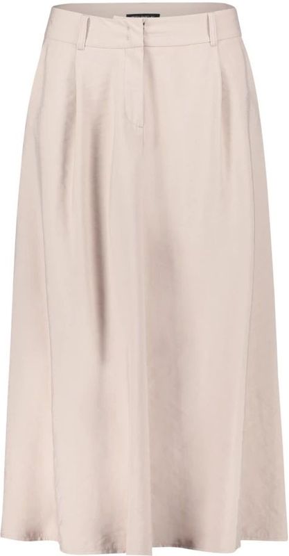 Betty Barclay - A-lijnrok - Beige - Wijdvallende Rok met Plooien
