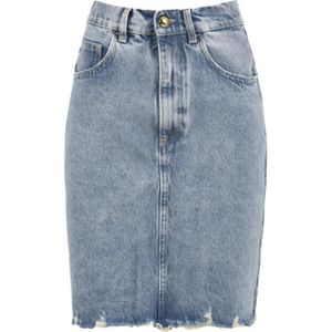 Cycle, Dames, Rokken, Blauw, Maat: W27 Denim,