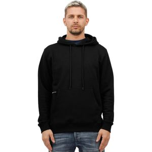 Dondup, Heren, Sweatshirts & Hoodies, Zwart, Maat: 2XL Katoen,