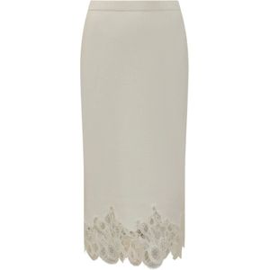 Fabiana Filippi, Dames, Rokken, Beige, Maat: S Zijde,