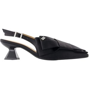 Ganni, Dames, Schoenen, Zwart, Maat: 36 EU Leer,