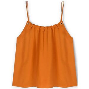 Motivi, Dames, Tops, Oranje, Maat: S Viscose,