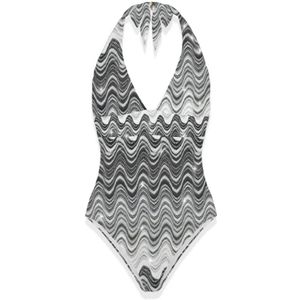 MC2 Saint Barth, Dames, Badkleding, Grijs, Maat: L