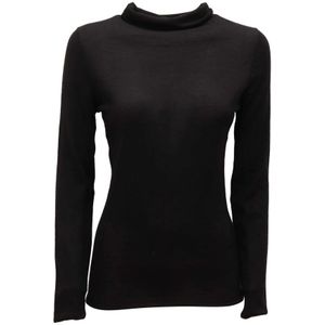 Pinko, Dames, Truien, Zwart, Maat: L Zijde,