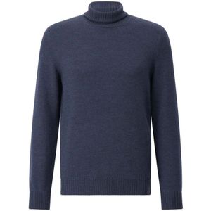 Gran Sasso, Heren, Truien, Blauw, Maat: L Wol,