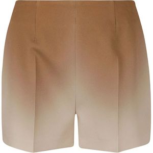 Ermanno Scervino, Dames, Korte broeken, Beige, Maat: 2XS Poliester,
