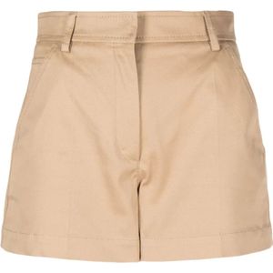 Valentino, Dames, Korte broeken, Beige, Maat: S Katoen,
