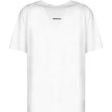 Dsquared2 Oversized 3D Print T-shirt voor Heren , White , Heren , Maat: XL