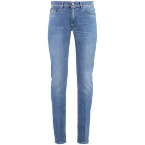 Versace, Heren, Jeans, Blauw, Maat: W31 Katoen,