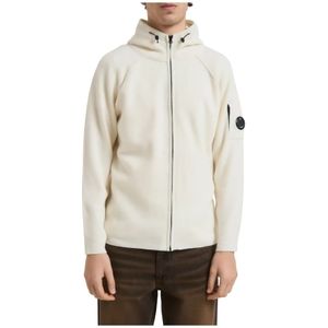 C.p. Company, Heren, Sweatshirts & Hoodies, Wit, Maat: XL Wol,